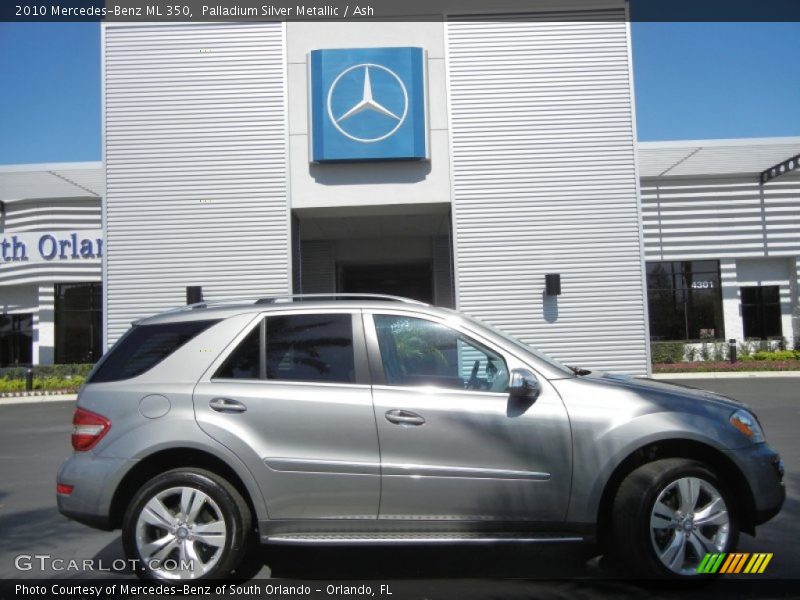 Palladium Silver Metallic / Ash 2010 Mercedes-Benz ML 350