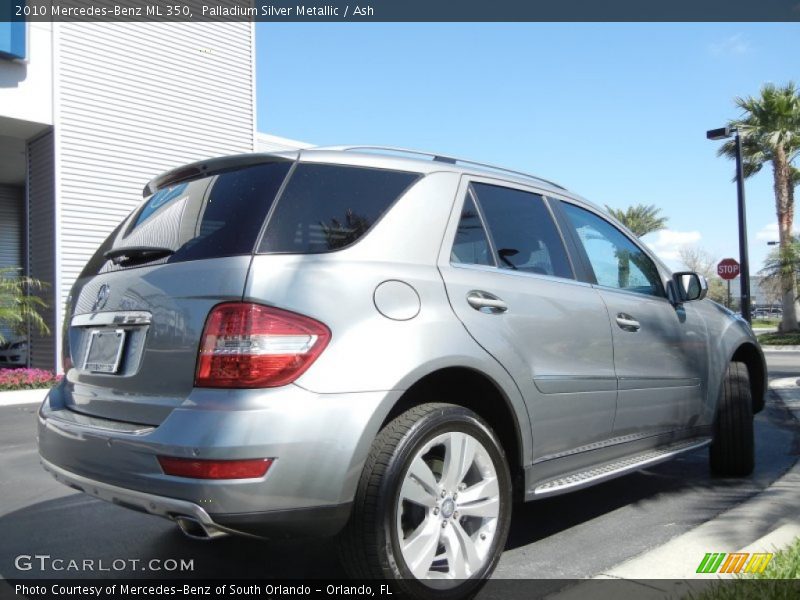 Palladium Silver Metallic / Ash 2010 Mercedes-Benz ML 350