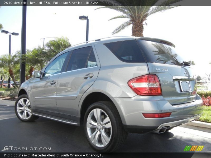 Palladium Silver Metallic / Ash 2010 Mercedes-Benz ML 350