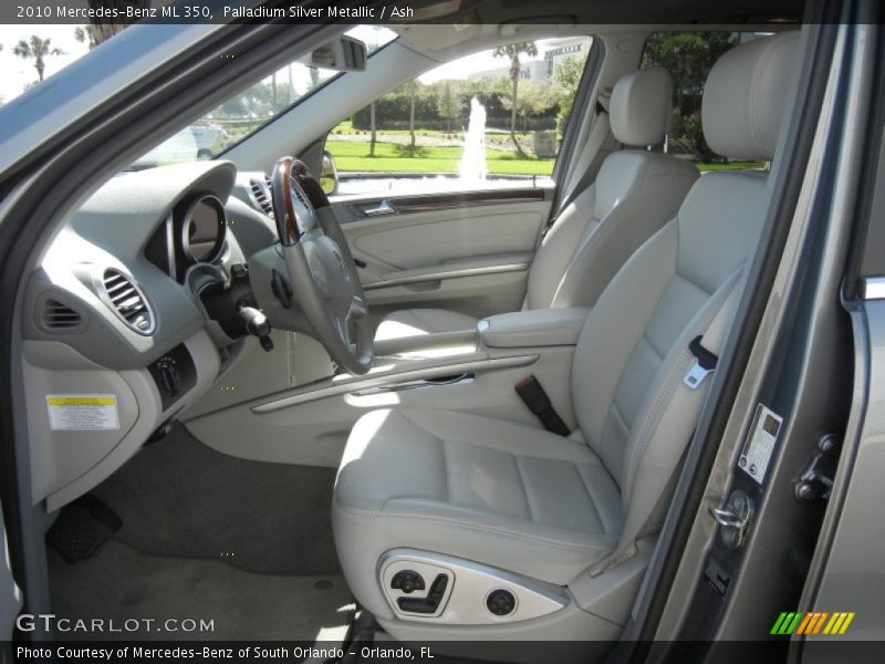 Palladium Silver Metallic / Ash 2010 Mercedes-Benz ML 350