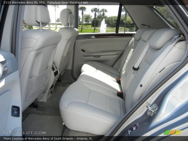 Rear Seat of 2010 ML 350