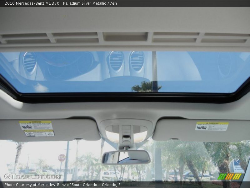 Palladium Silver Metallic / Ash 2010 Mercedes-Benz ML 350