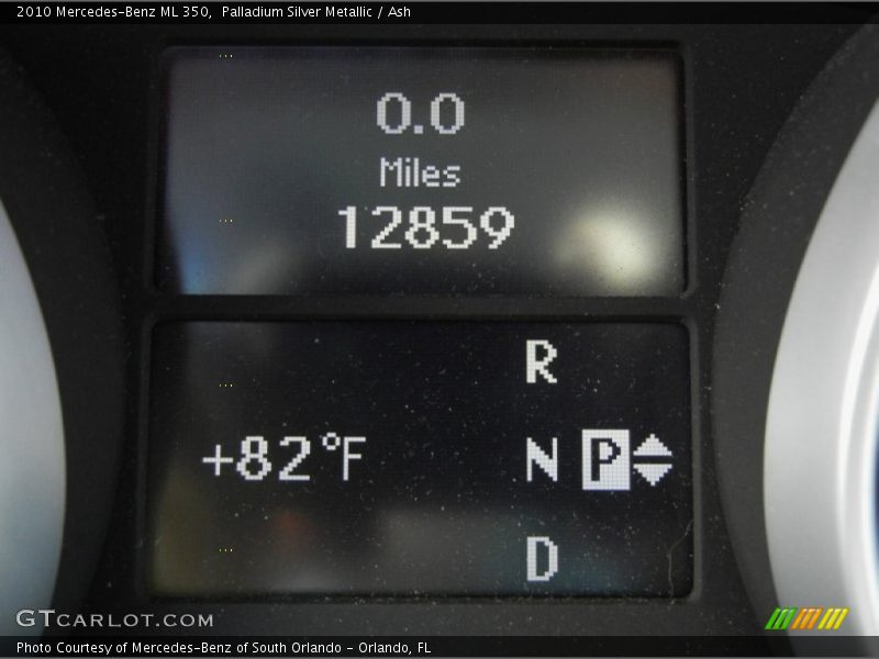 Palladium Silver Metallic / Ash 2010 Mercedes-Benz ML 350