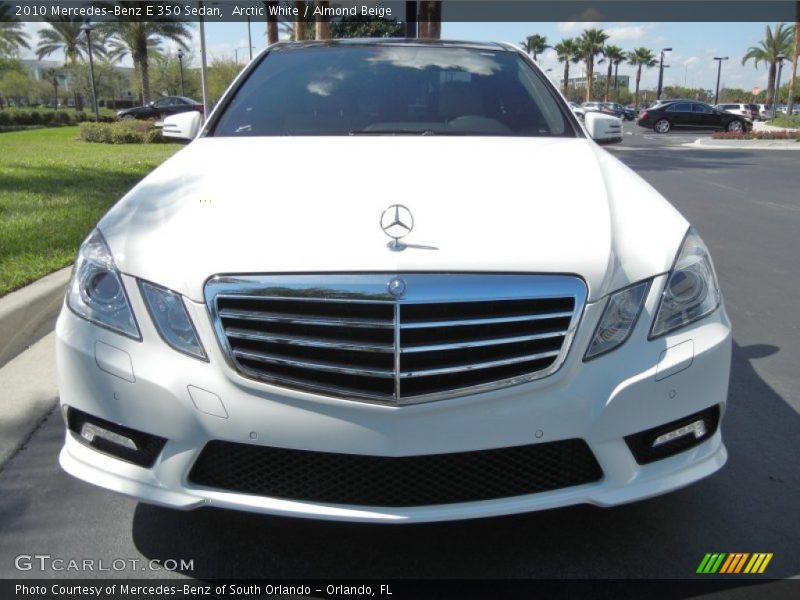 Arctic White / Almond Beige 2010 Mercedes-Benz E 350 Sedan