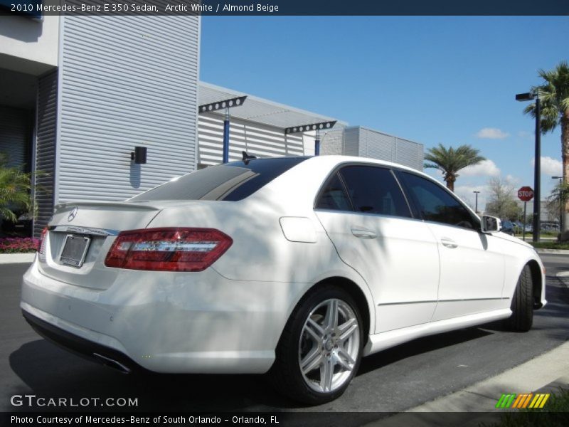 Arctic White / Almond Beige 2010 Mercedes-Benz E 350 Sedan