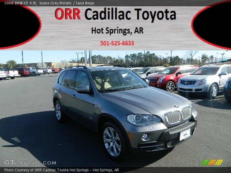 Space Grey Metallic / Sand Beige 2008 BMW X5 4.8i