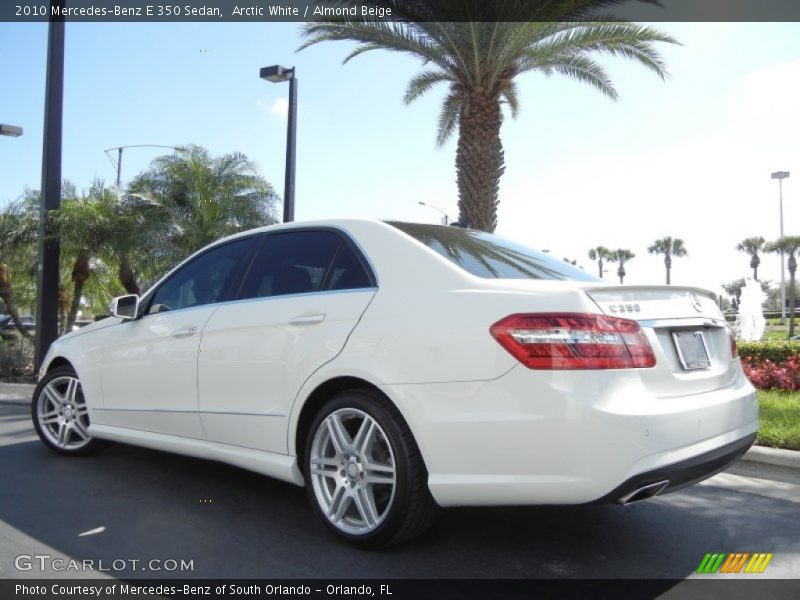 Arctic White / Almond Beige 2010 Mercedes-Benz E 350 Sedan