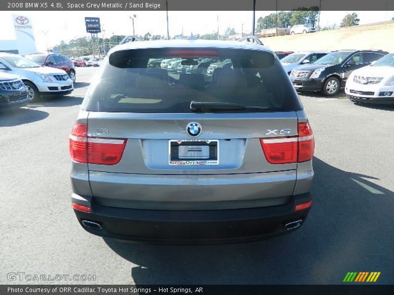 Space Grey Metallic / Sand Beige 2008 BMW X5 4.8i