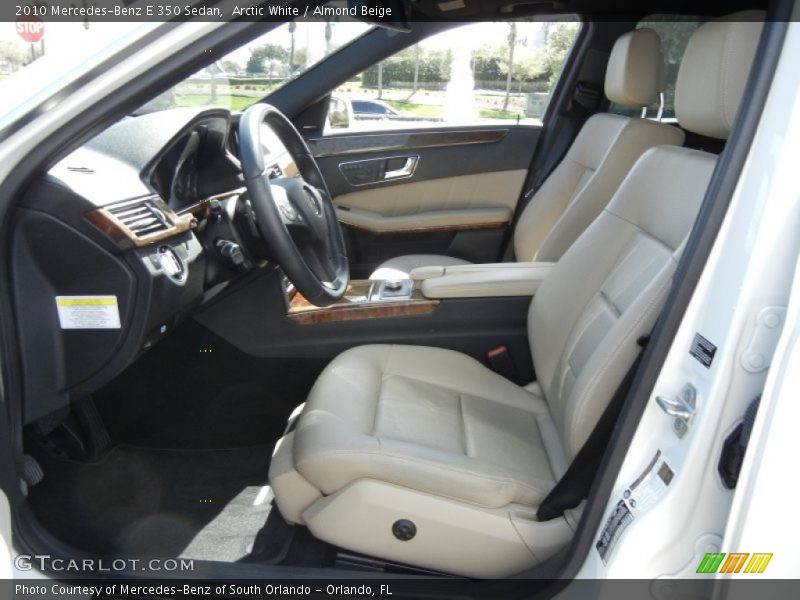 Arctic White / Almond Beige 2010 Mercedes-Benz E 350 Sedan
