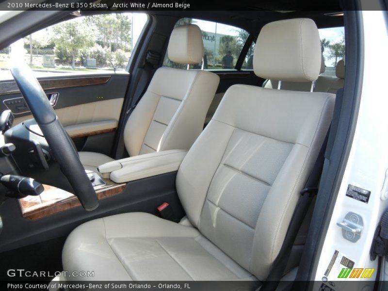 Arctic White / Almond Beige 2010 Mercedes-Benz E 350 Sedan