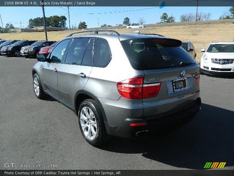 Space Grey Metallic / Sand Beige 2008 BMW X5 4.8i