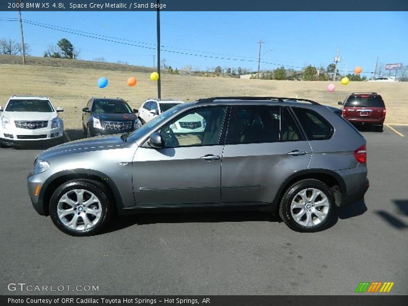 Space Grey Metallic / Sand Beige 2008 BMW X5 4.8i