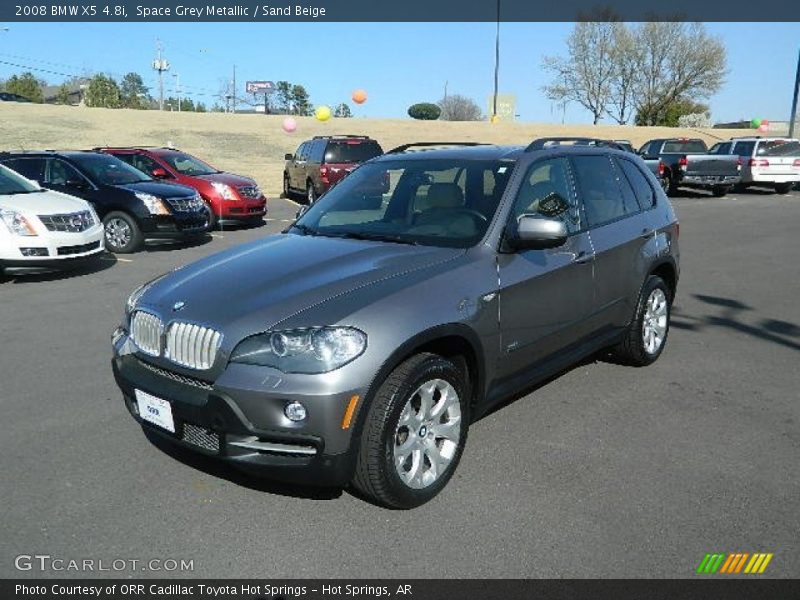 Space Grey Metallic / Sand Beige 2008 BMW X5 4.8i