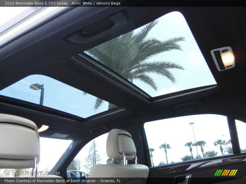 Arctic White / Almond Beige 2010 Mercedes-Benz E 350 Sedan