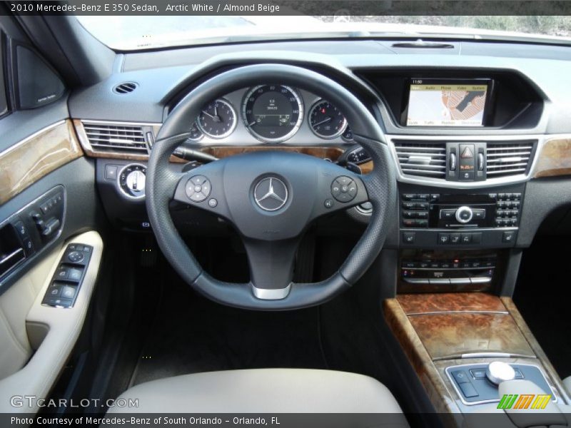 Arctic White / Almond Beige 2010 Mercedes-Benz E 350 Sedan