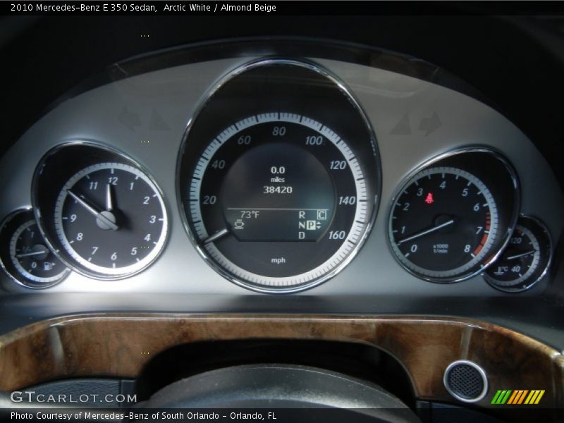 Arctic White / Almond Beige 2010 Mercedes-Benz E 350 Sedan