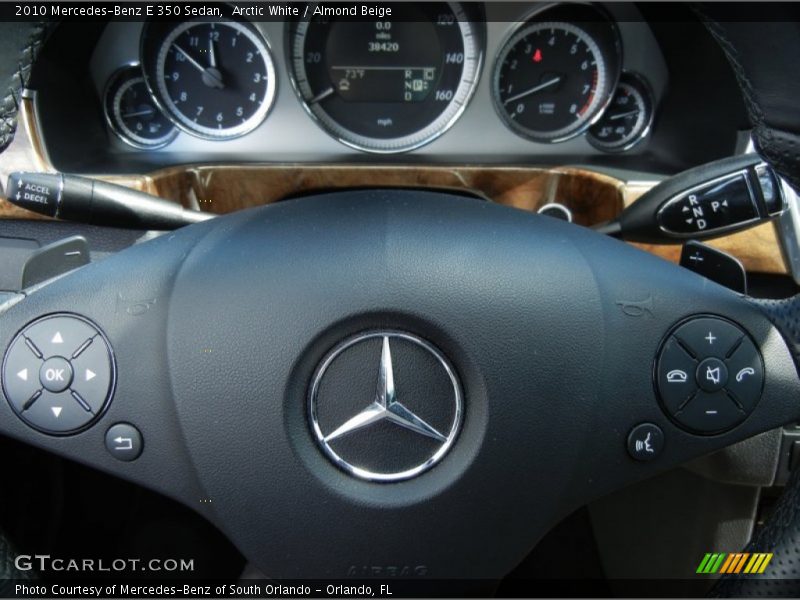 Arctic White / Almond Beige 2010 Mercedes-Benz E 350 Sedan