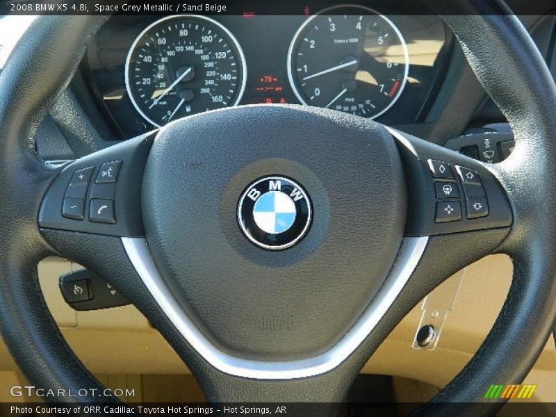 Space Grey Metallic / Sand Beige 2008 BMW X5 4.8i