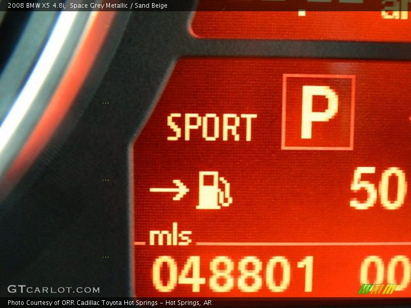 Space Grey Metallic / Sand Beige 2008 BMW X5 4.8i