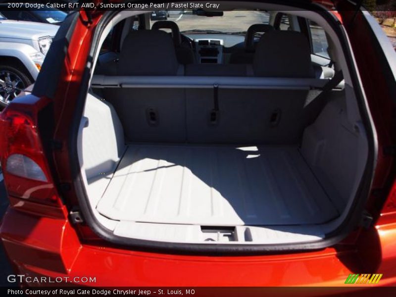 Sunburst Orange Pearl / Pastel Slate Gray 2007 Dodge Caliber R/T AWD