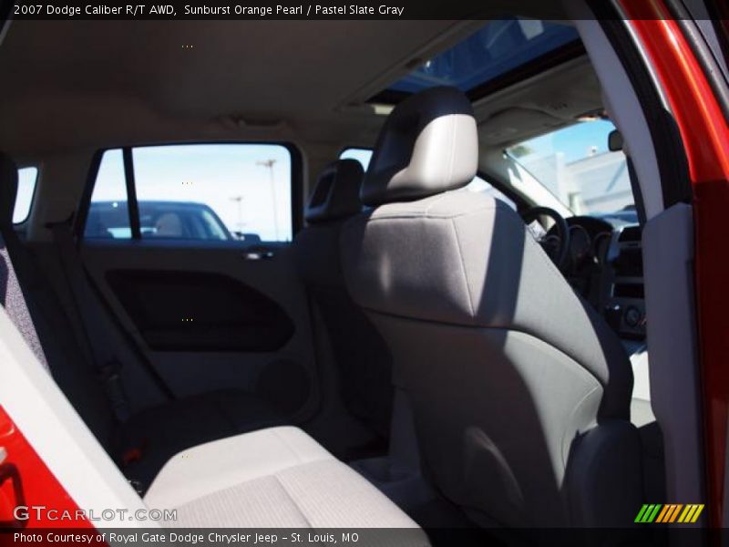 Sunburst Orange Pearl / Pastel Slate Gray 2007 Dodge Caliber R/T AWD