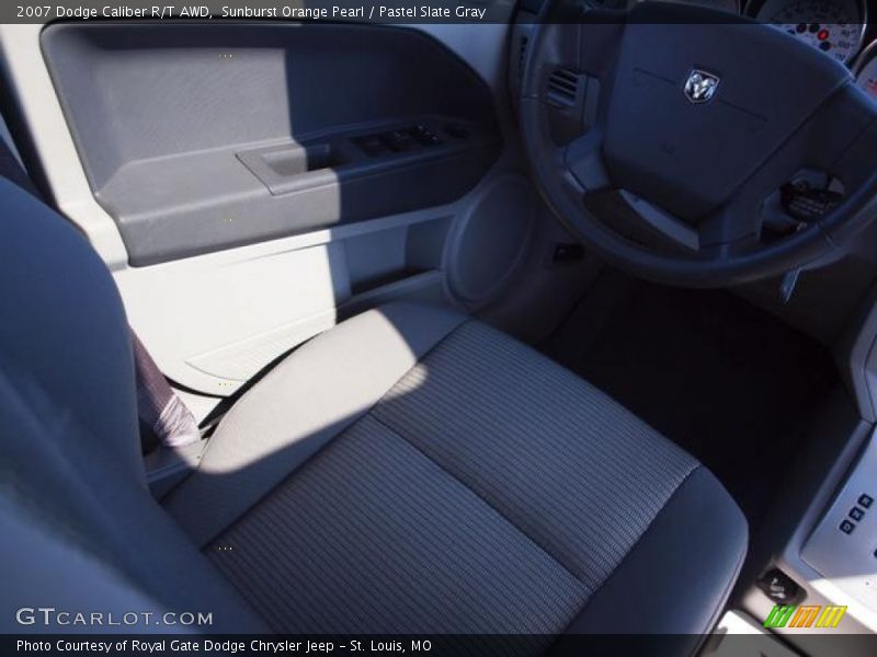 Sunburst Orange Pearl / Pastel Slate Gray 2007 Dodge Caliber R/T AWD