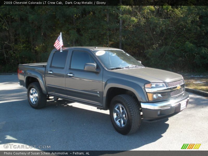 Dark Gray Metallic / Ebony 2009 Chevrolet Colorado LT Crew Cab