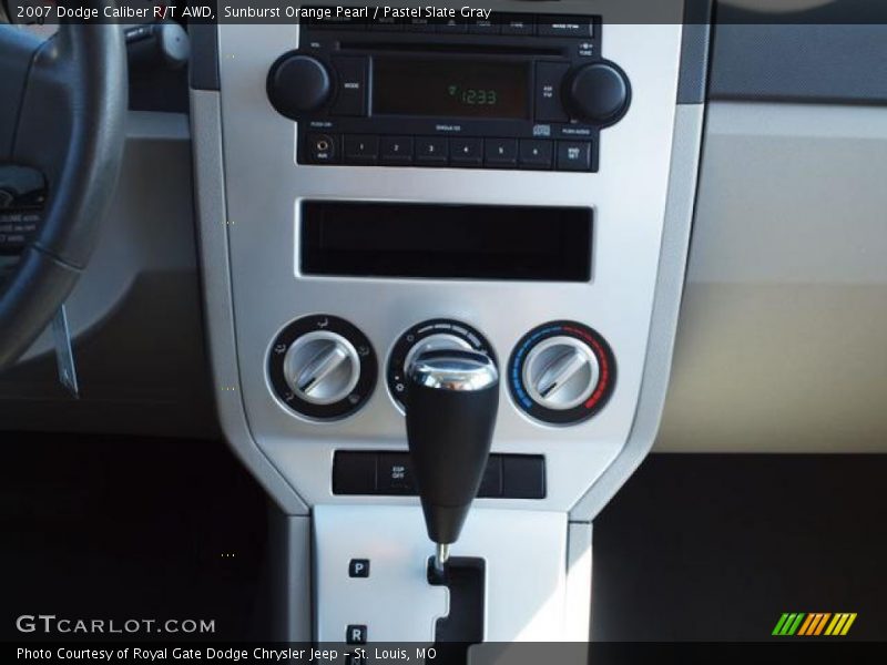 Sunburst Orange Pearl / Pastel Slate Gray 2007 Dodge Caliber R/T AWD