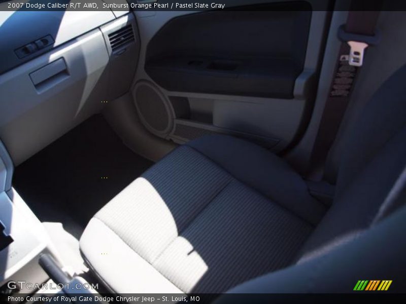 Sunburst Orange Pearl / Pastel Slate Gray 2007 Dodge Caliber R/T AWD