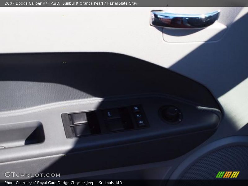 Sunburst Orange Pearl / Pastel Slate Gray 2007 Dodge Caliber R/T AWD