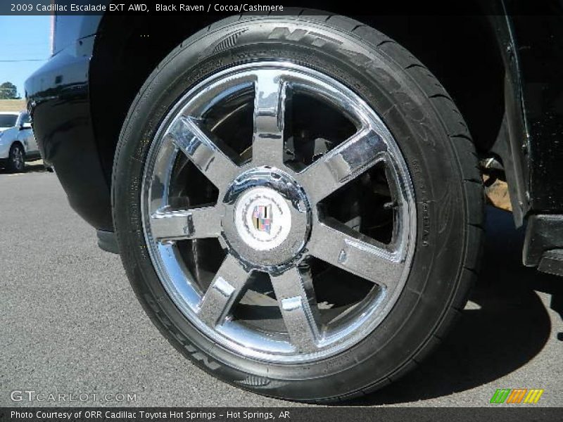 Black Raven / Cocoa/Cashmere 2009 Cadillac Escalade EXT AWD