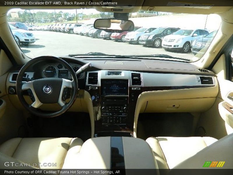 Black Raven / Cocoa/Cashmere 2009 Cadillac Escalade EXT AWD