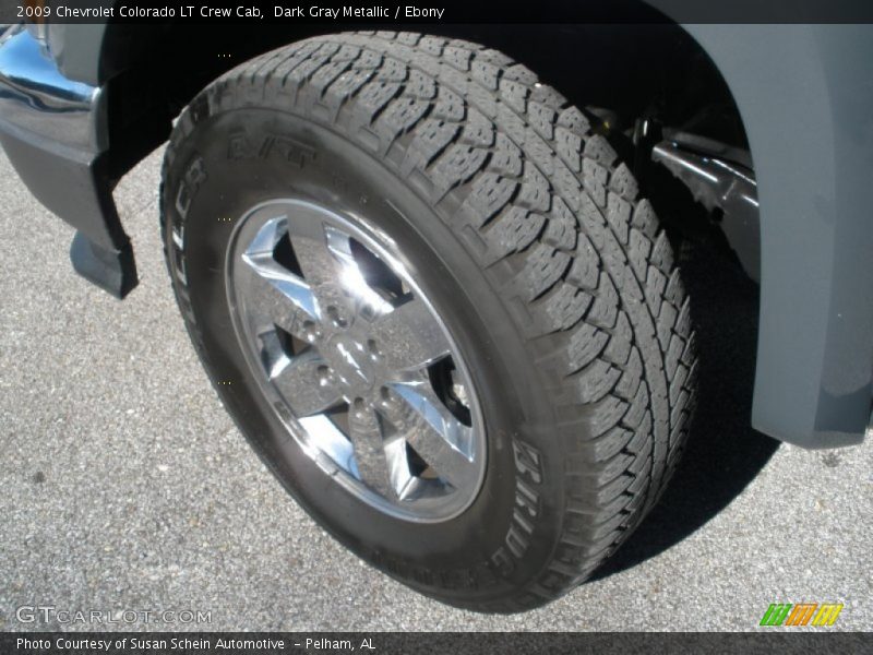 Dark Gray Metallic / Ebony 2009 Chevrolet Colorado LT Crew Cab