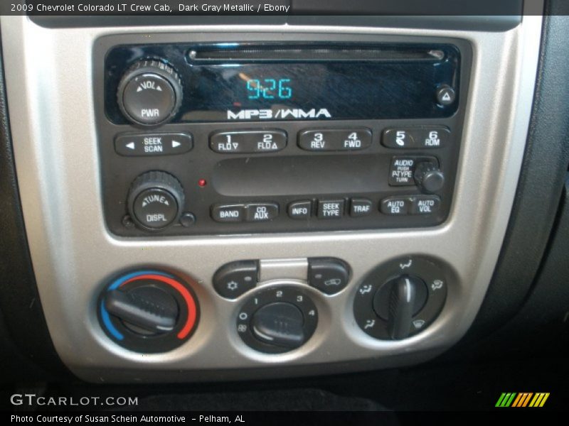 Dark Gray Metallic / Ebony 2009 Chevrolet Colorado LT Crew Cab