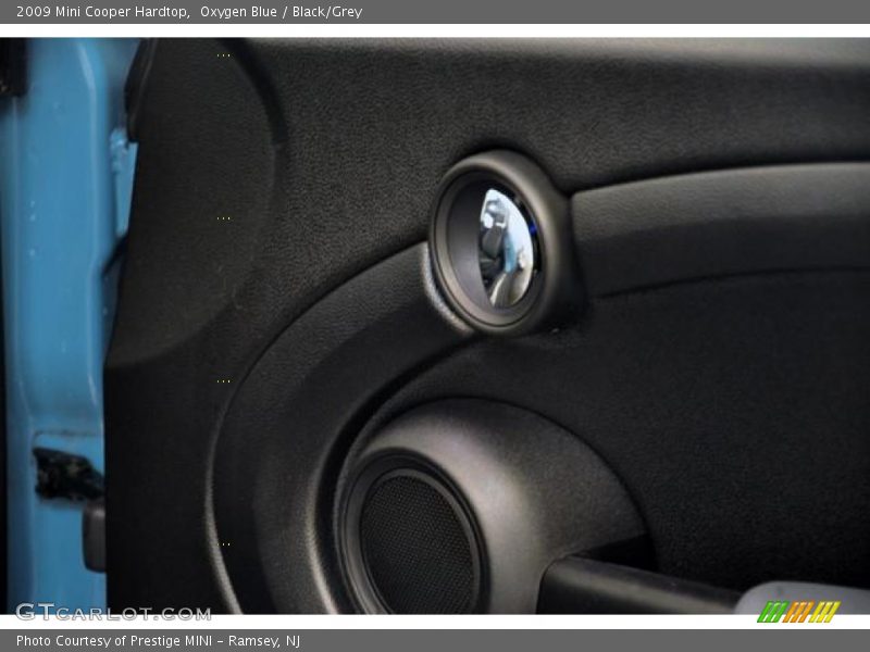 Oxygen Blue / Black/Grey 2009 Mini Cooper Hardtop
