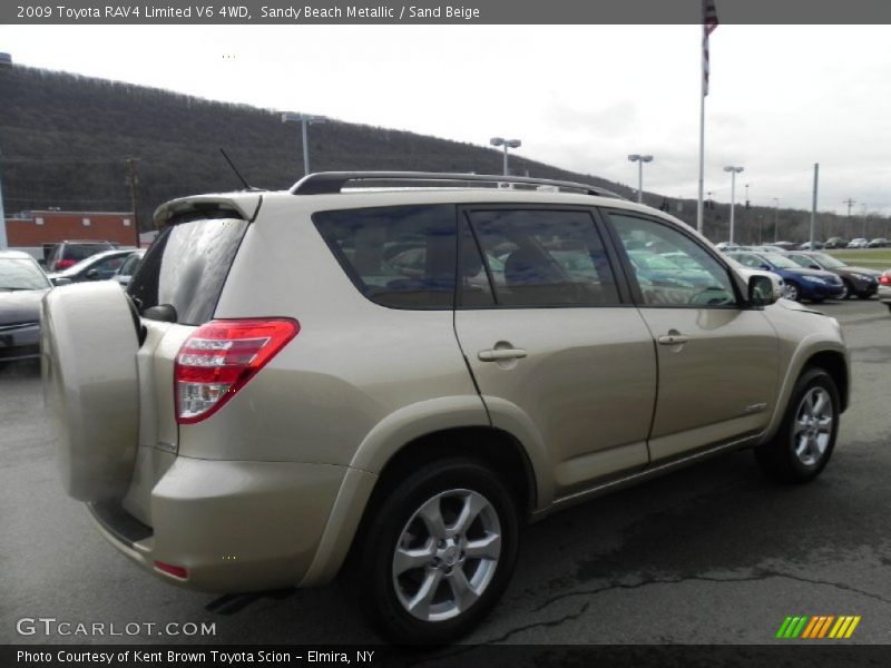 Sandy Beach Metallic / Sand Beige 2009 Toyota RAV4 Limited V6 4WD