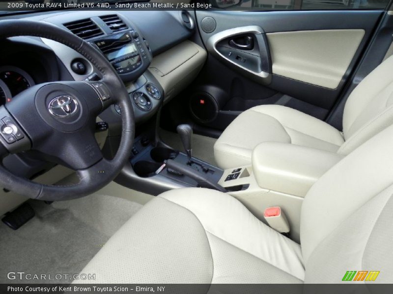 Sandy Beach Metallic / Sand Beige 2009 Toyota RAV4 Limited V6 4WD