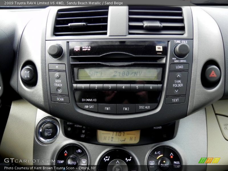Sandy Beach Metallic / Sand Beige 2009 Toyota RAV4 Limited V6 4WD