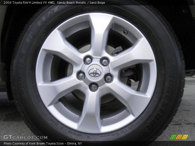 Sandy Beach Metallic / Sand Beige 2009 Toyota RAV4 Limited V6 4WD