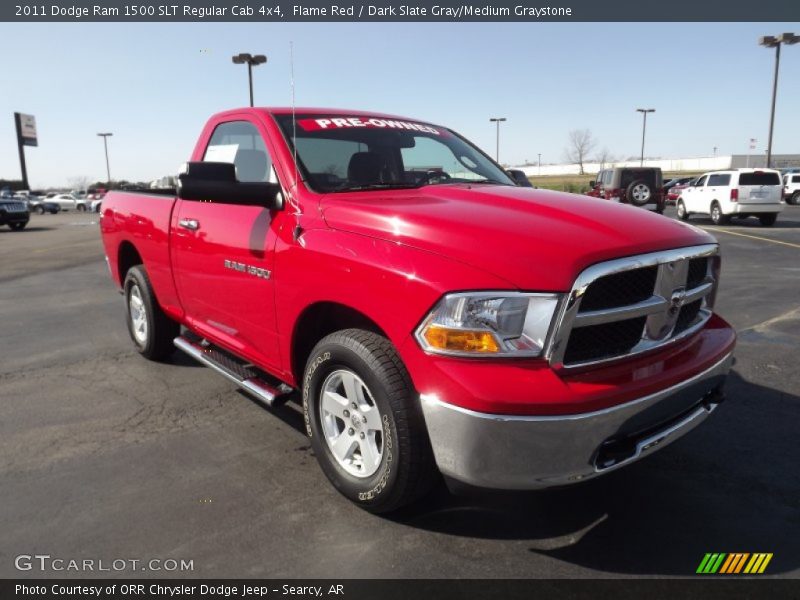 Front 3/4 View of 2011 Ram 1500 SLT Regular Cab 4x4