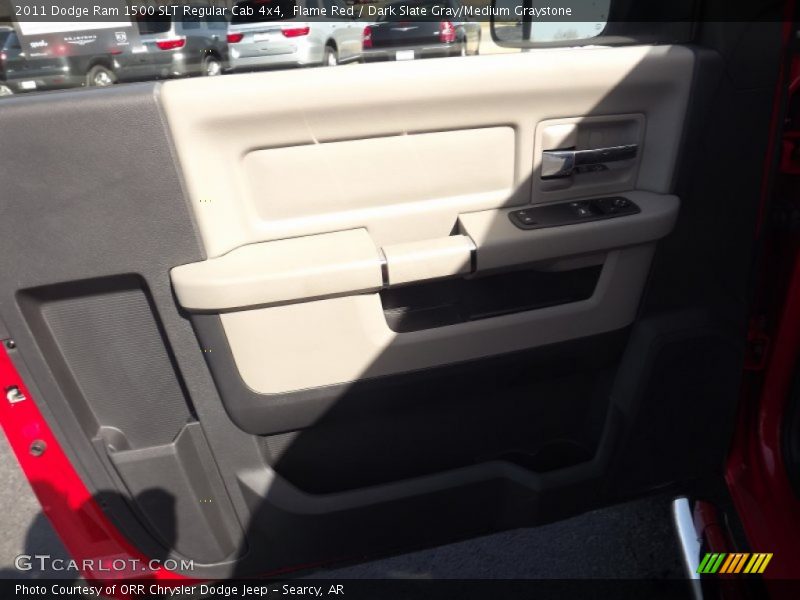 Flame Red / Dark Slate Gray/Medium Graystone 2011 Dodge Ram 1500 SLT Regular Cab 4x4