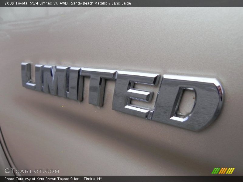Sandy Beach Metallic / Sand Beige 2009 Toyota RAV4 Limited V6 4WD