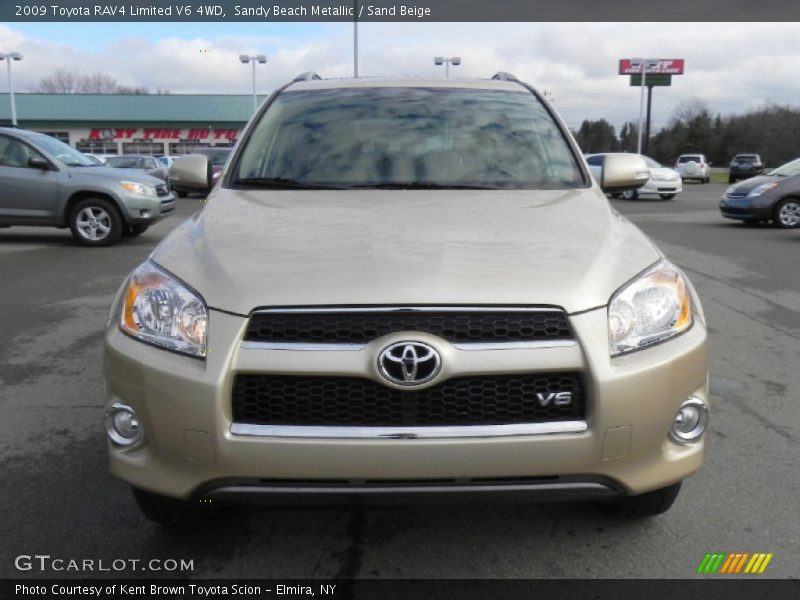 Sandy Beach Metallic / Sand Beige 2009 Toyota RAV4 Limited V6 4WD
