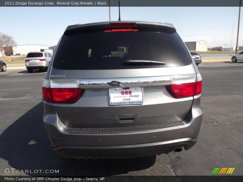 Mineral Gray Metallic / Black 2011 Dodge Durango Crew