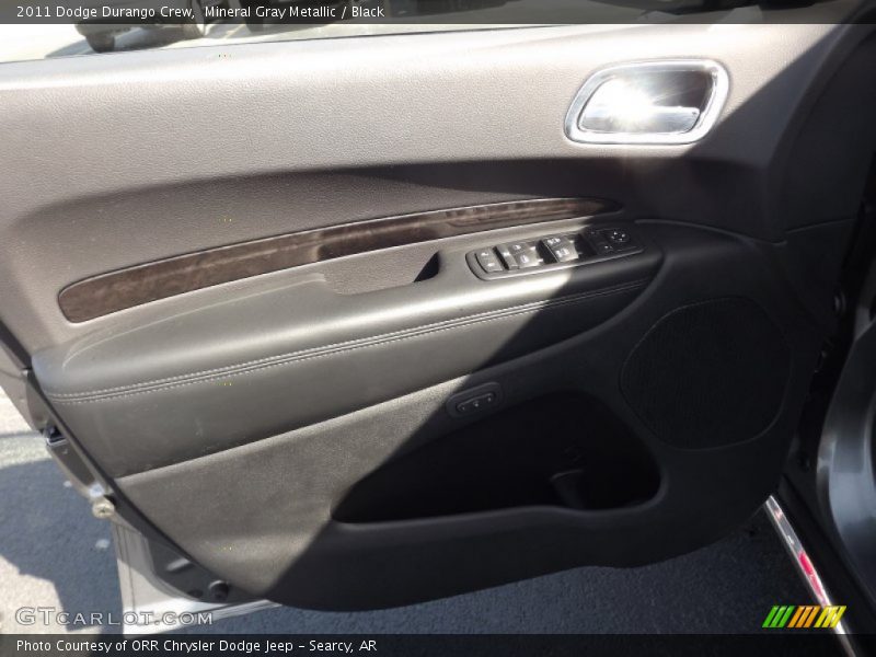 Mineral Gray Metallic / Black 2011 Dodge Durango Crew