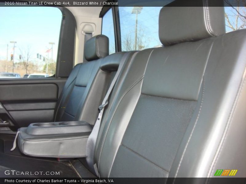 Blizzard White / Charcoal 2010 Nissan Titan LE Crew Cab 4x4