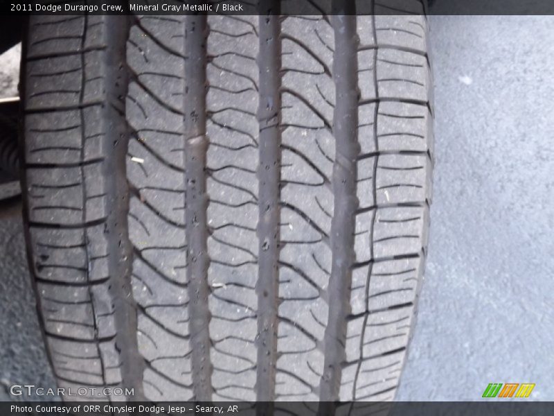 Mineral Gray Metallic / Black 2011 Dodge Durango Crew