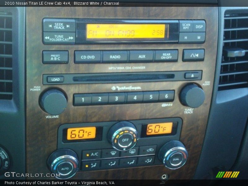 Audio System of 2010 Titan LE Crew Cab 4x4