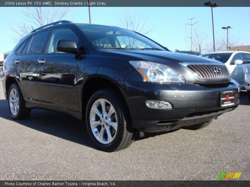 Smokey Granite / Light Gray 2009 Lexus RX 350 AWD