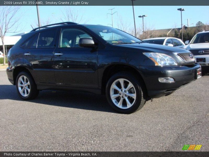 Smokey Granite / Light Gray 2009 Lexus RX 350 AWD